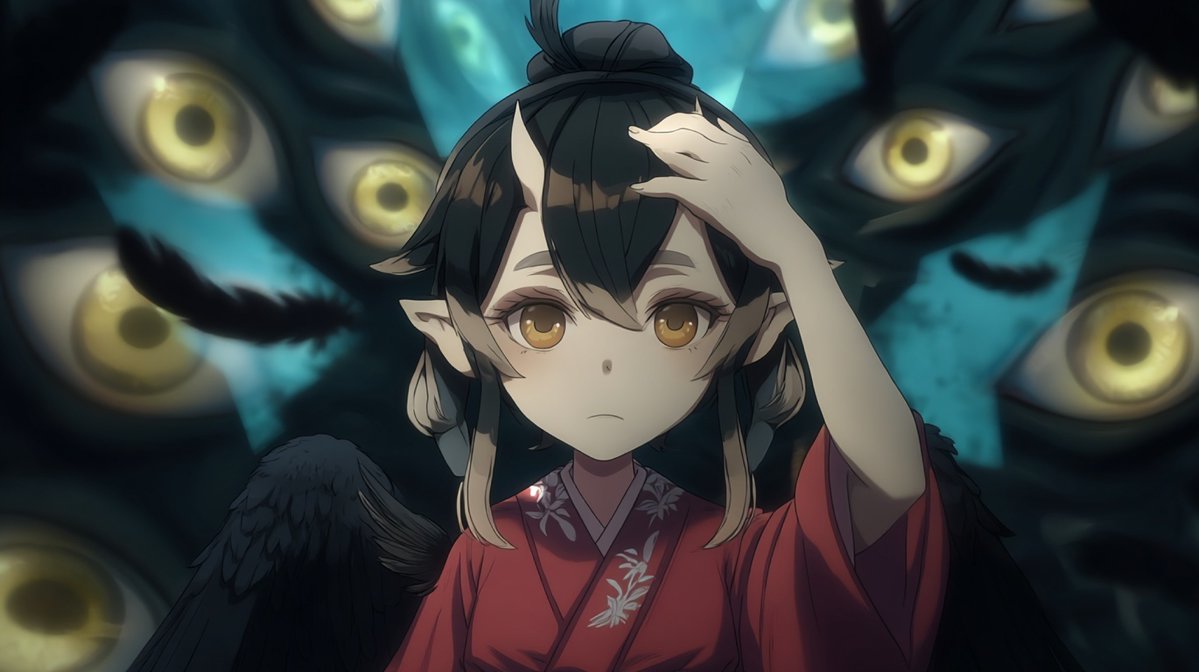 Censored Tengu Girl Among Eyes