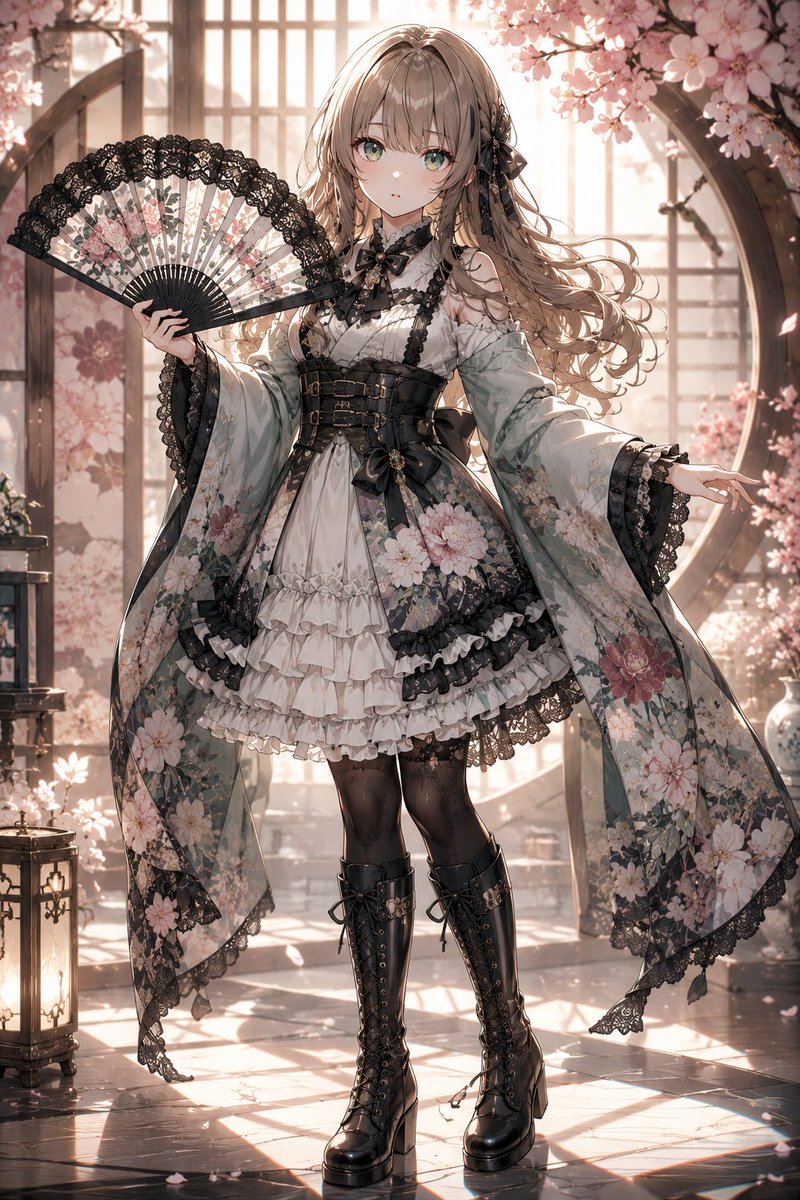 Gothic Lolita Furisode Outfit