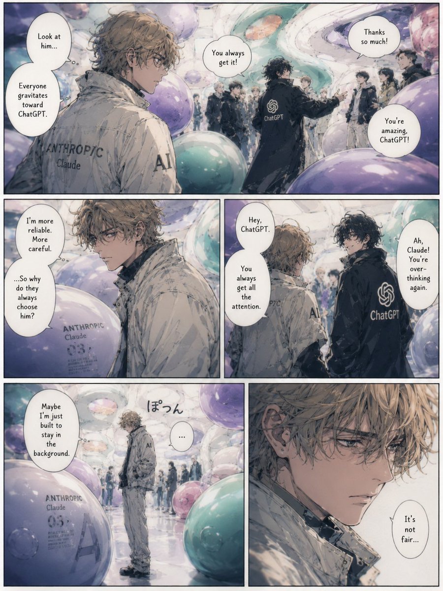 Jealous Claude Manga Page