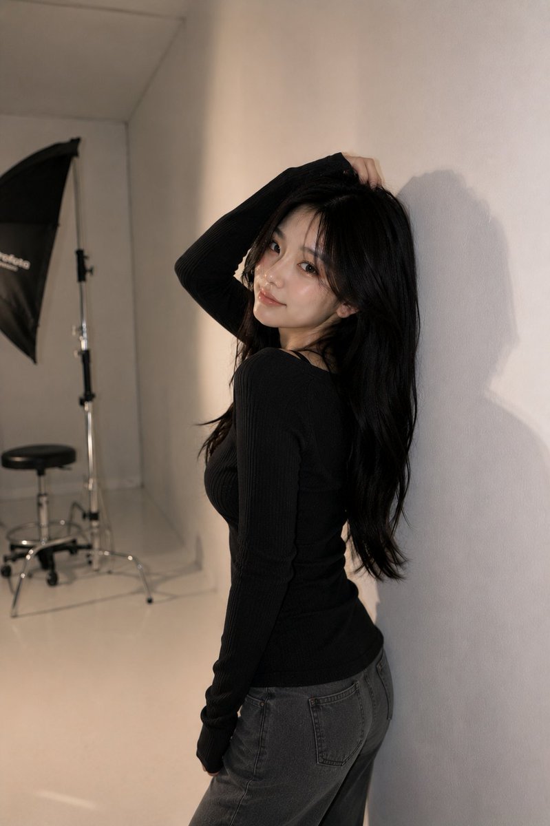 Ultra-Realistic Studio Fashion Portrait