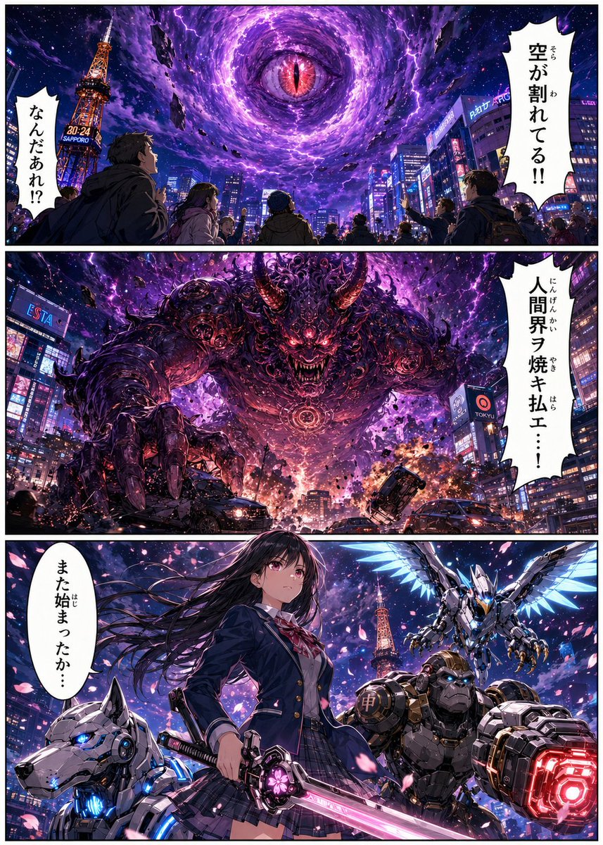 Sapporo Apocalypse Manga Page