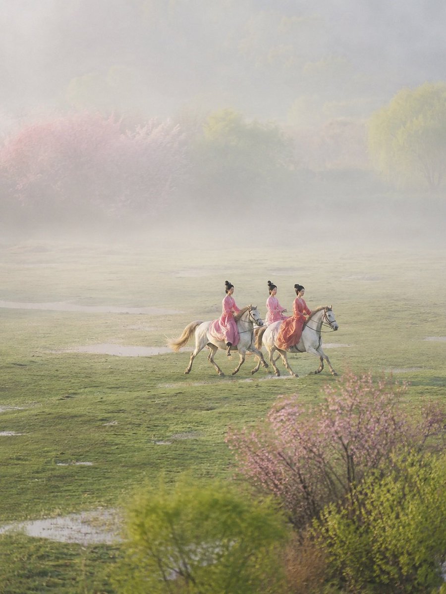 Ancient Painting to Real Scene Photo