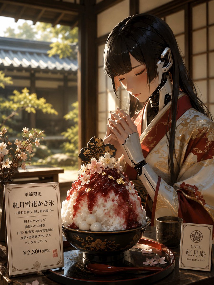 Cybernetic Kimono Shaved Ice Cafe