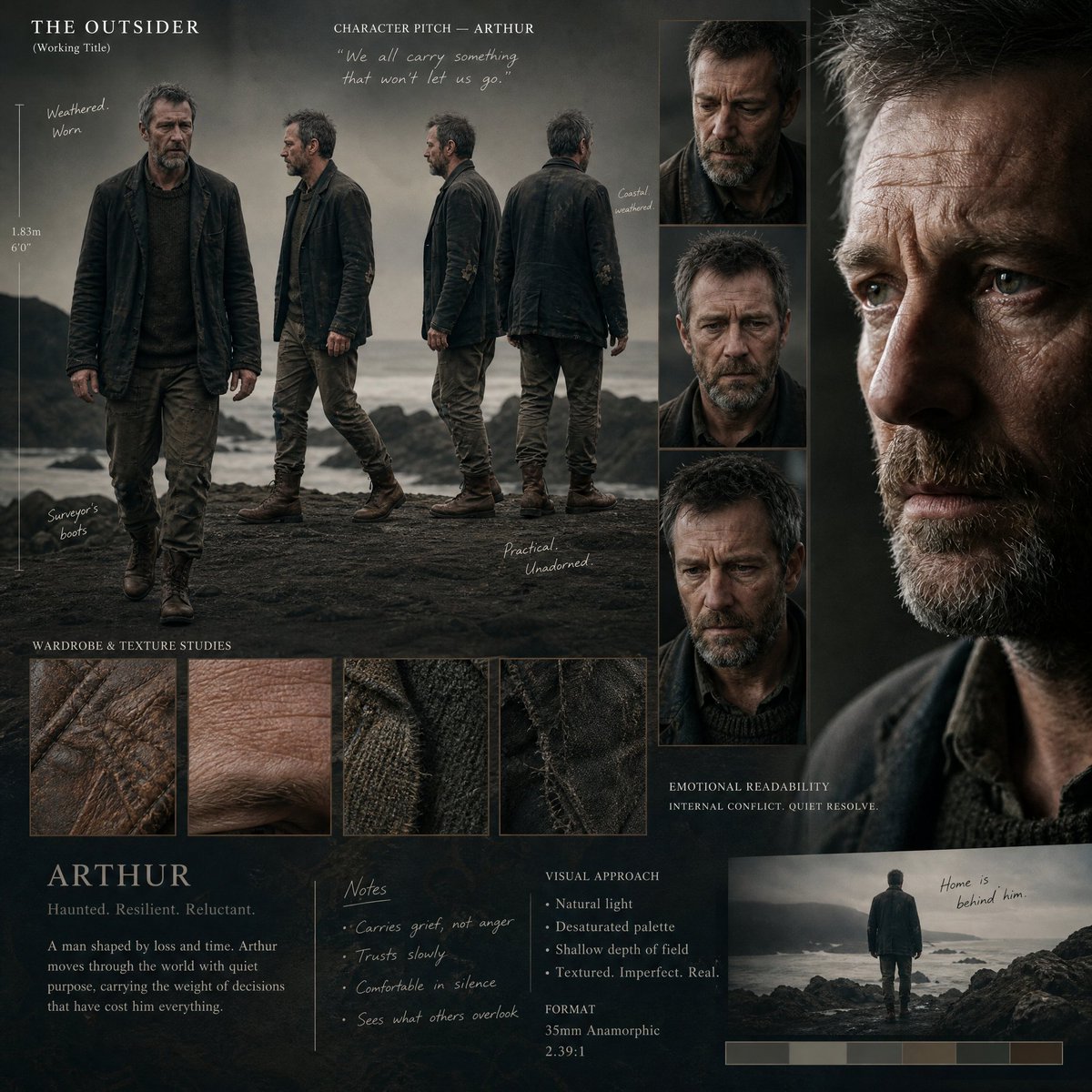Director's Cinematic Pitch Board