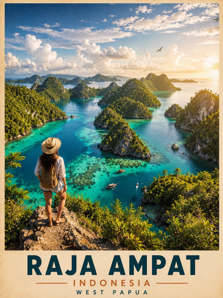 Vintage Cinematic Travel Poster