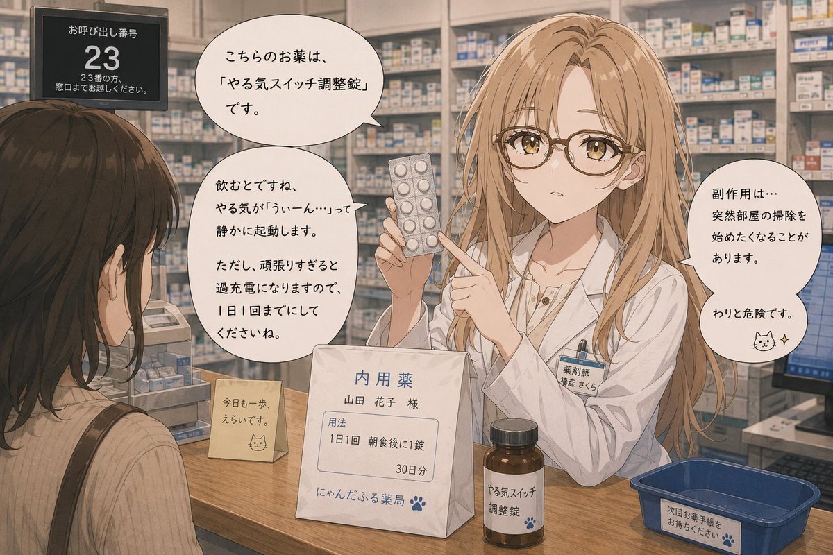 Anime Character Pharmacist Reimagining