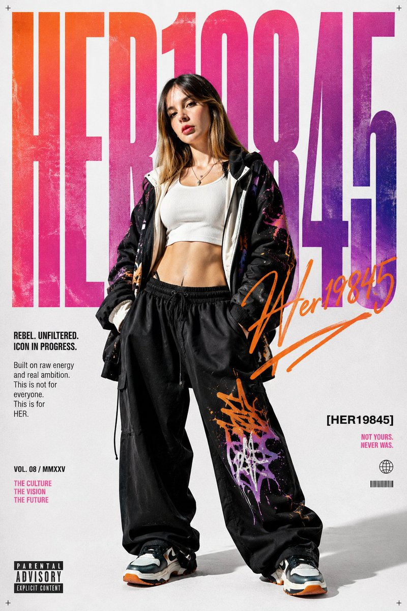 Rebellious Streetwear Poster