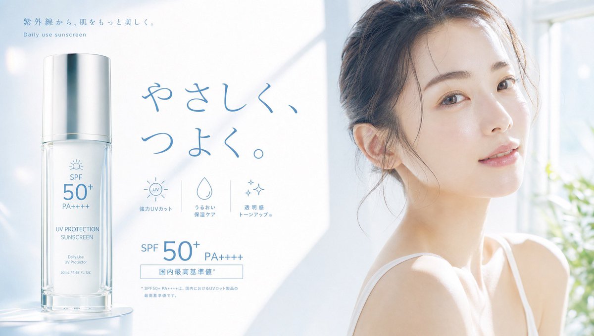 Japanese Sunscreen Beauty Banner