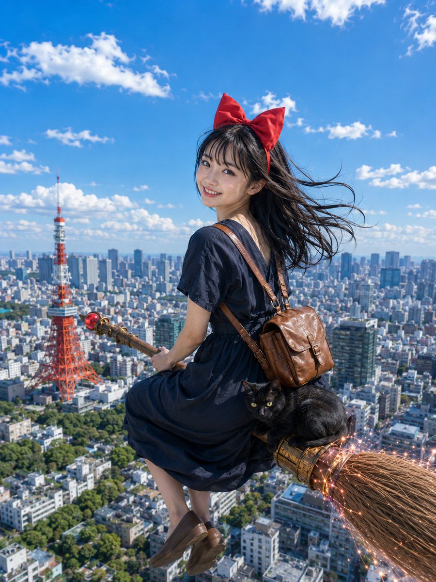 Tokyo Tower Witch Sky Selfie