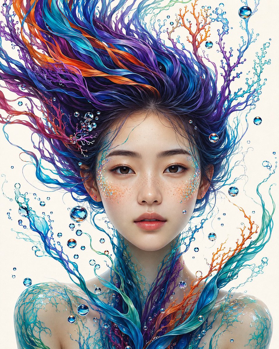Water Spirit Fantasy Illustration