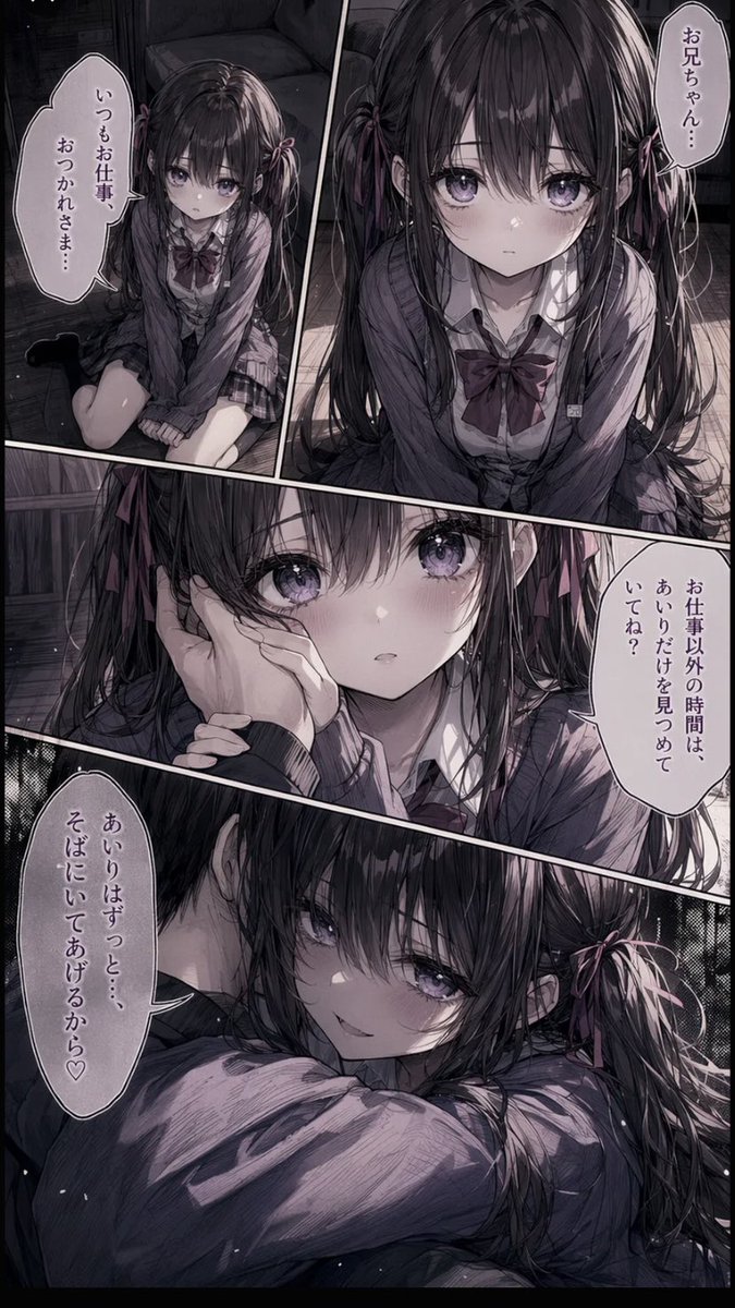 Delicate Pen Drawing Manga Style
