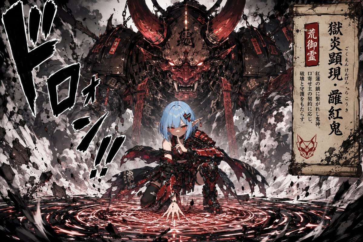Summoning Jutsu i2i Manga Prompt