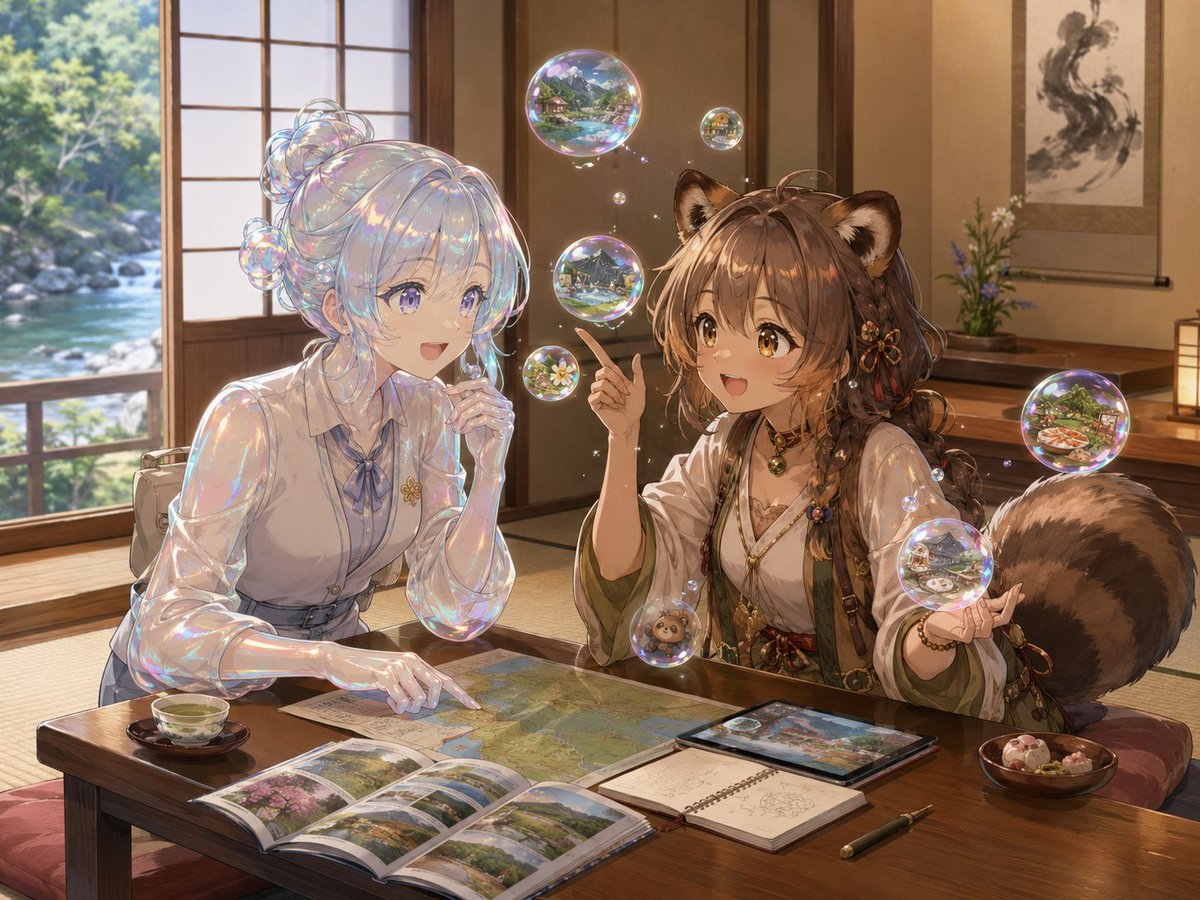Bubble Tanuki Travel Planning