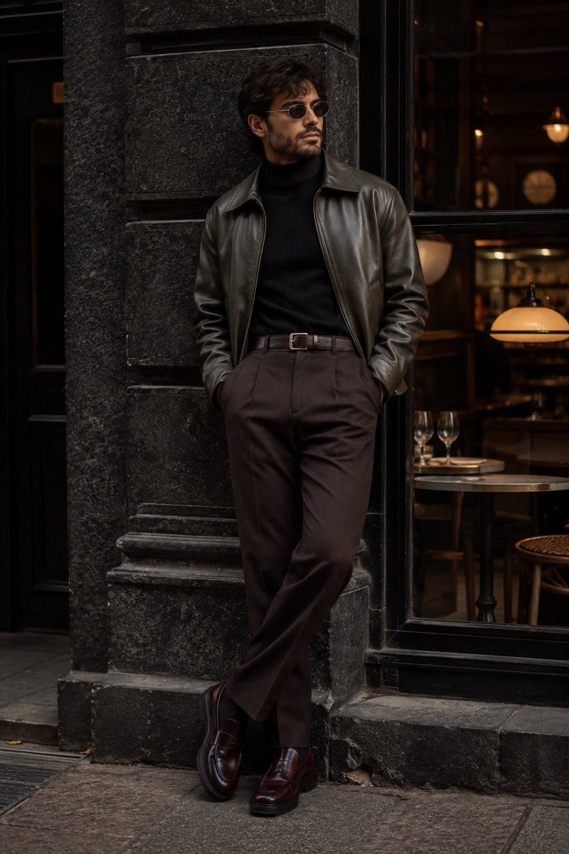 Cinematic Urban Menswear Portrait