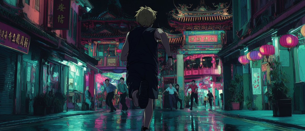 Neon Temple Chase