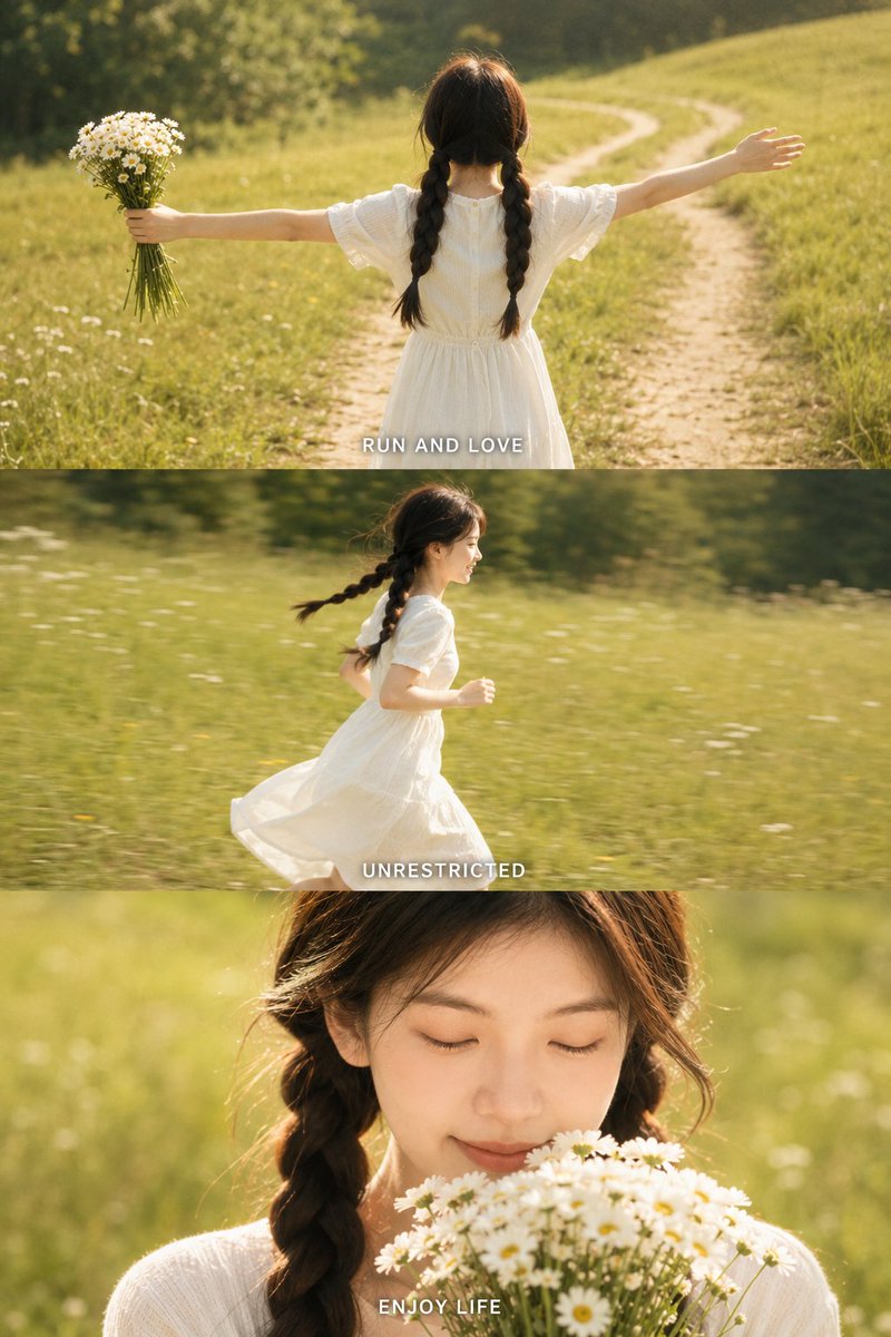 Cinematic Summer Film Collage