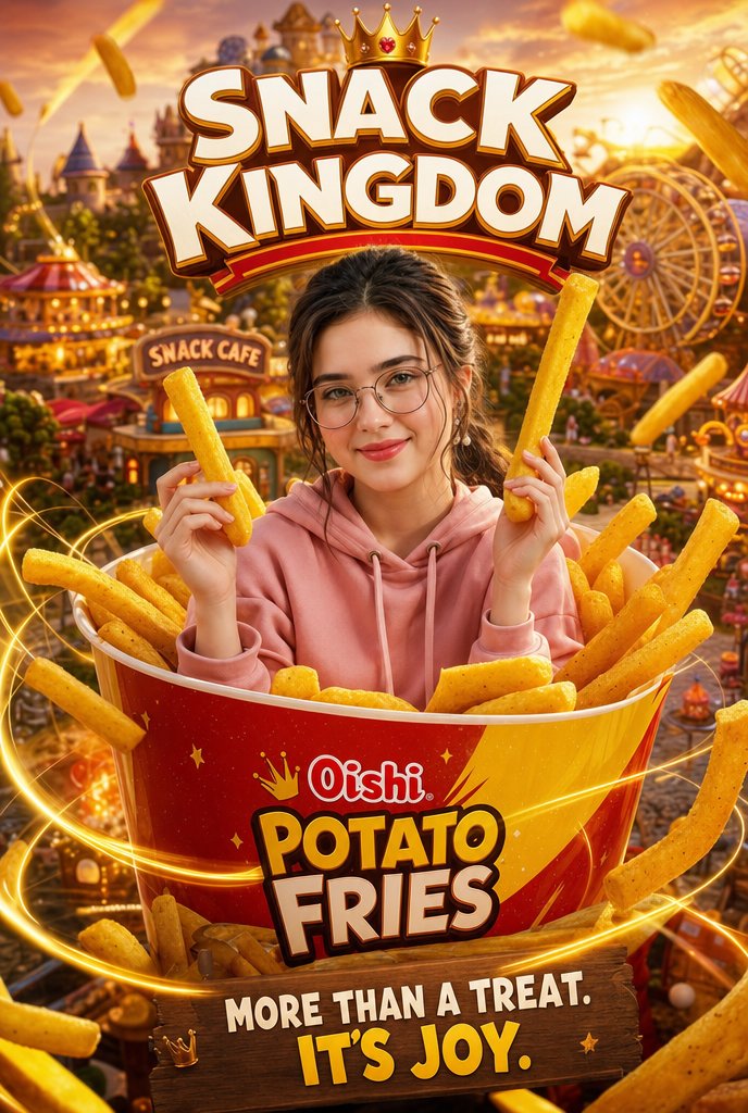 Snack Kingdom Potato Fries Ad