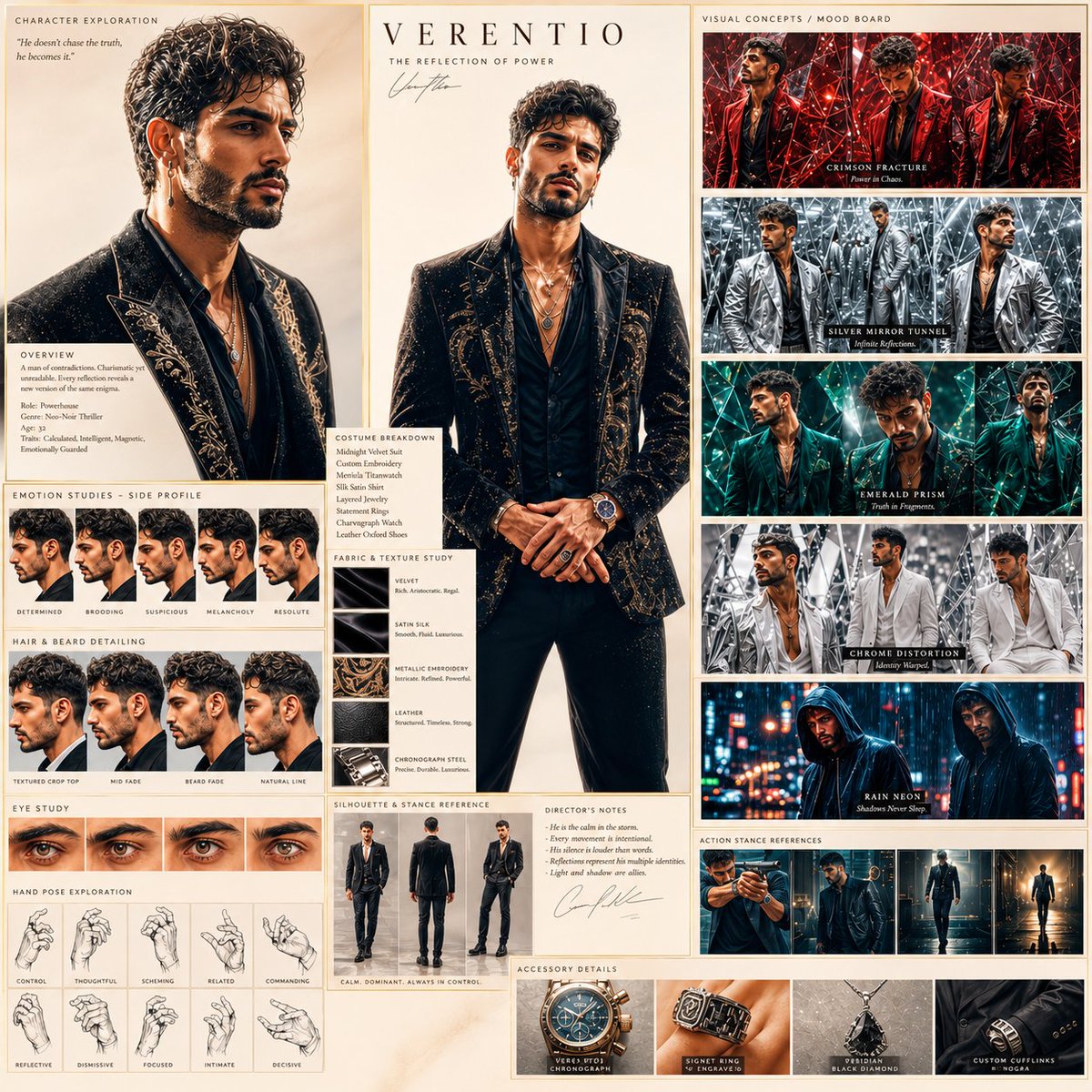 Neo-Noir Character Exploration Sheet