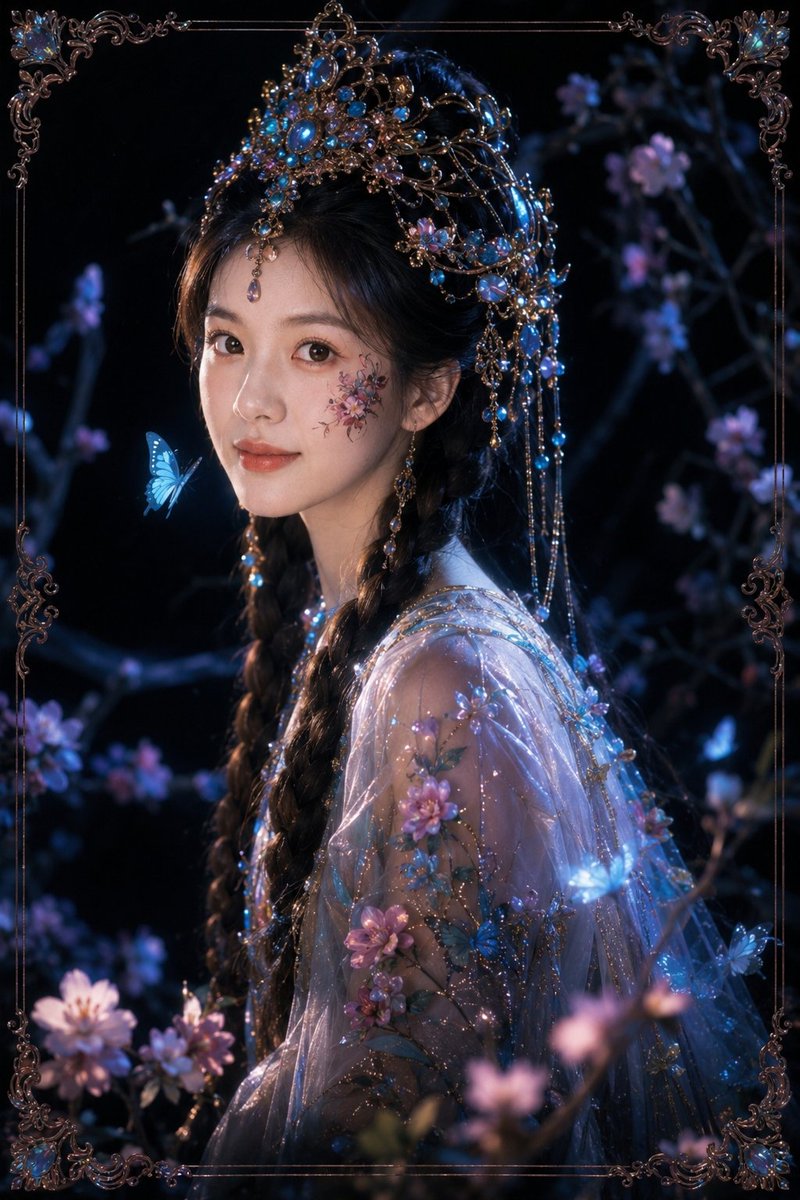 Dark Fantasy Oriental Mythic Portrait