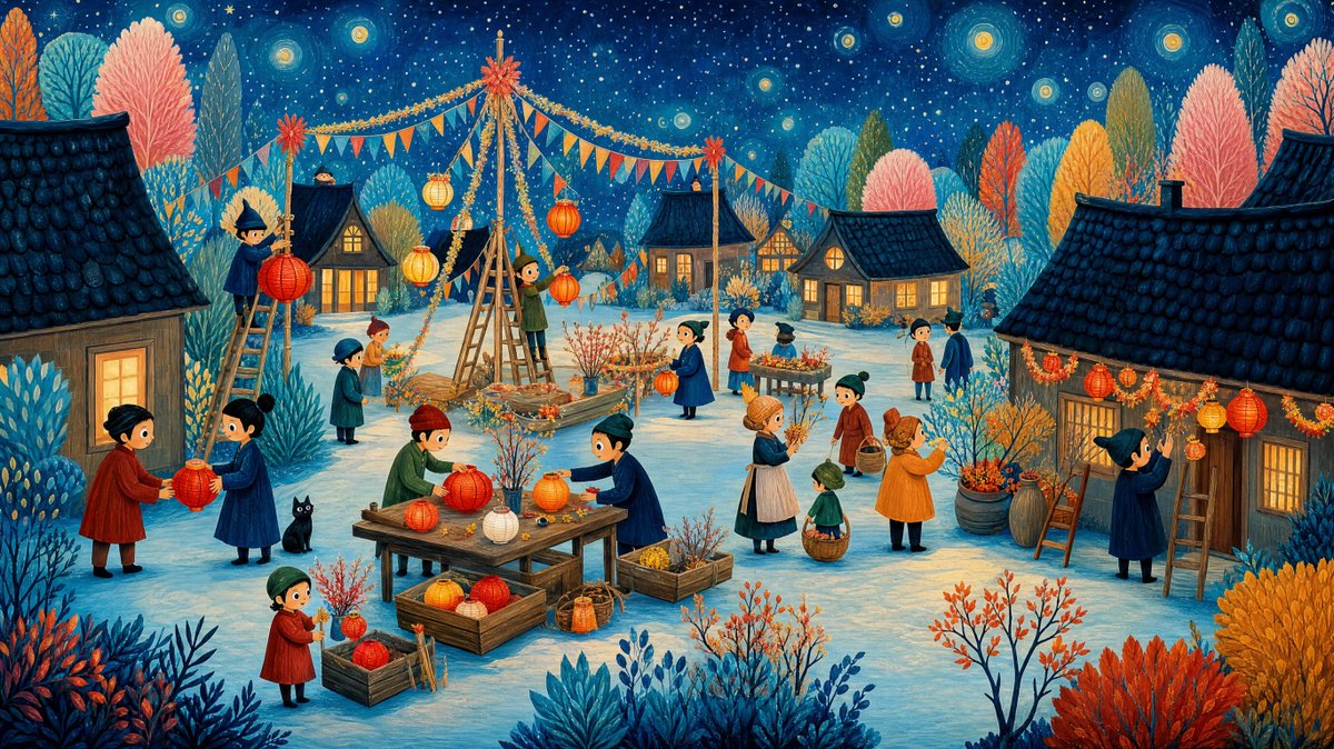 Whimsical Winter Lantern Festival