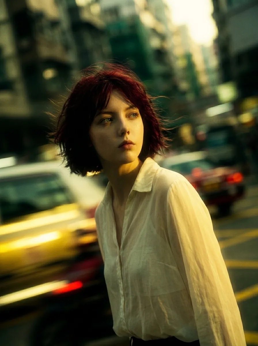 Cinematic Urban Street Portrait