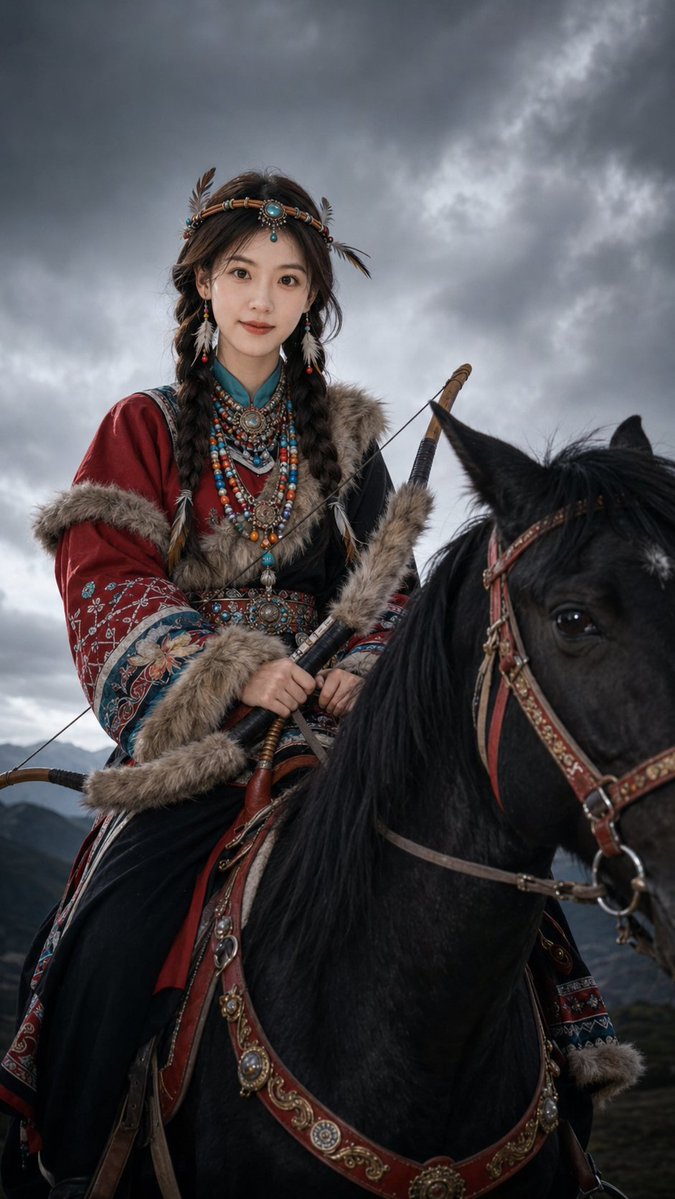 Nomadic Archer Cinematic Editorial Portrait