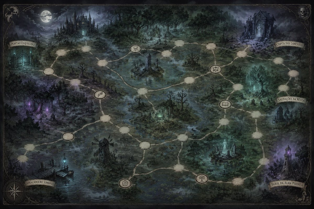 Gothic Haunted Swamp Map