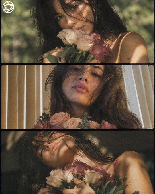 Dreamy Cottagecore 3-Panel Cinematic Collage