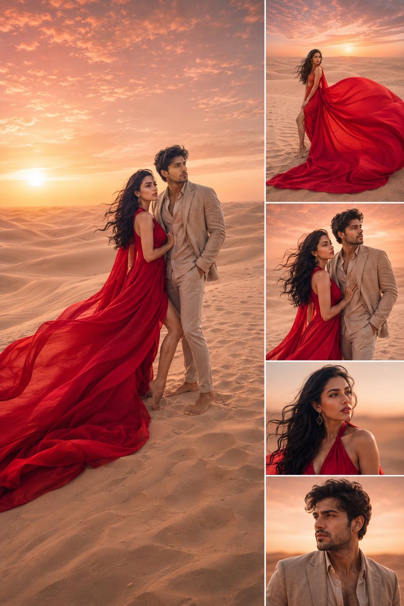Luxury Desert Fashion Magazine Layout