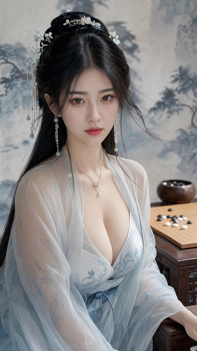 Classical Chinese Go Portrait