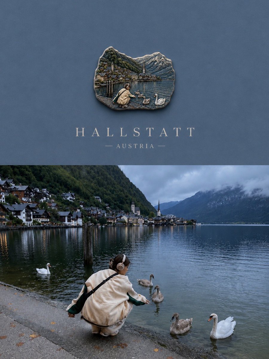 Luxury Travel Poster Split Layout