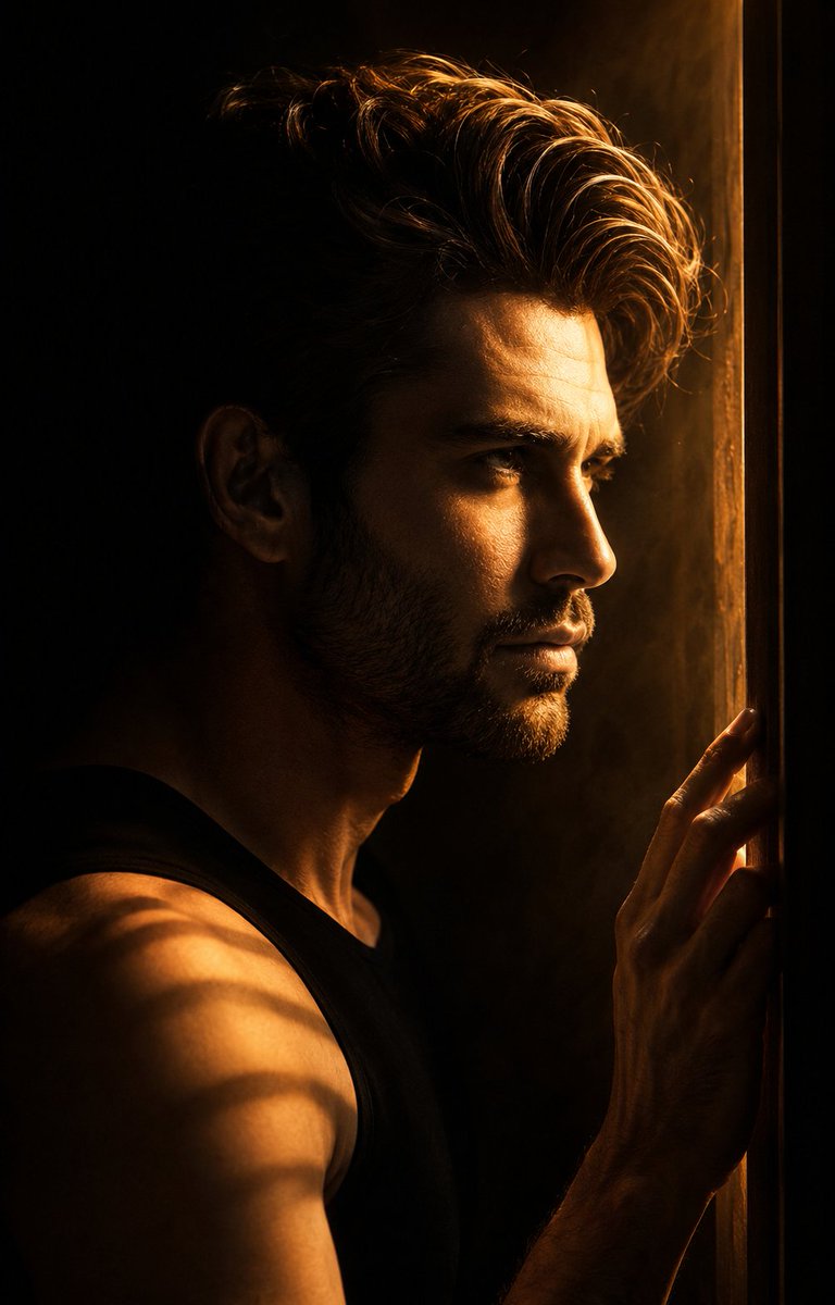 Low-Key Masculine Portrait