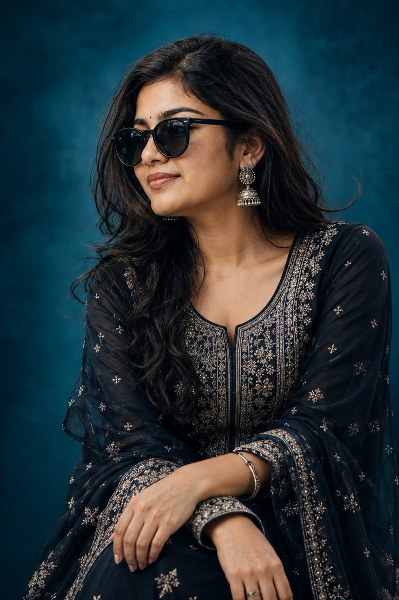 Elegant Indian Birthday Portrait