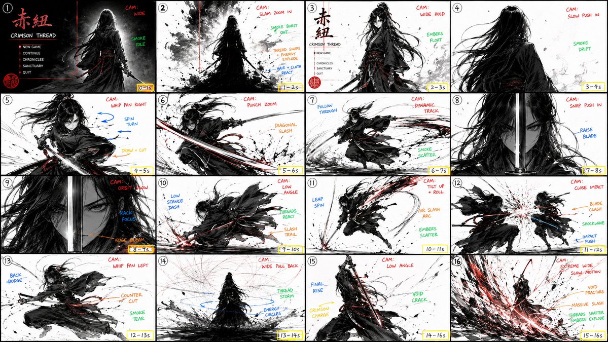 StoryBoard Prompt :
Create a hyper-cinematic 16:9 