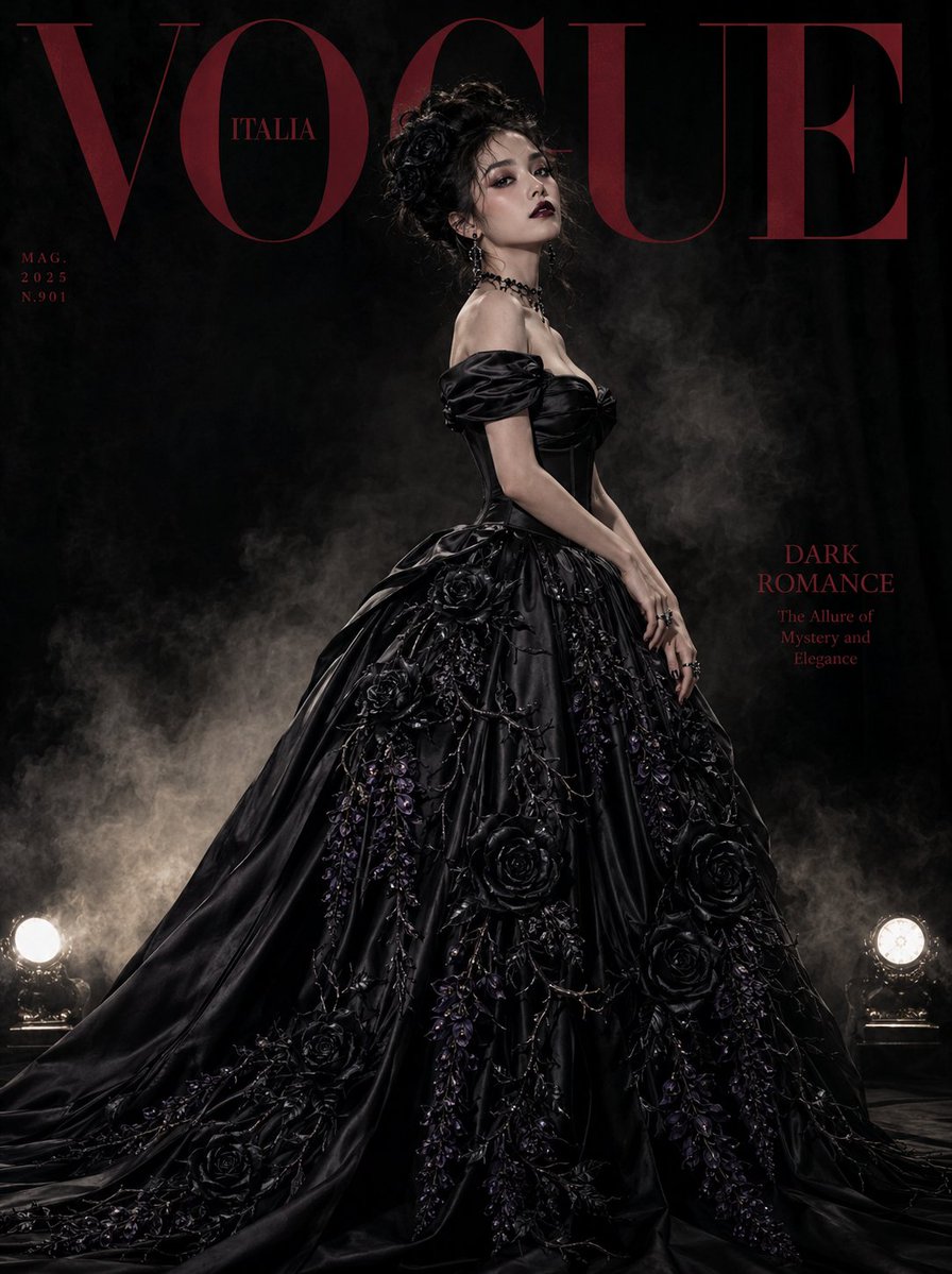 Gothic Luxury Magazine Cover
