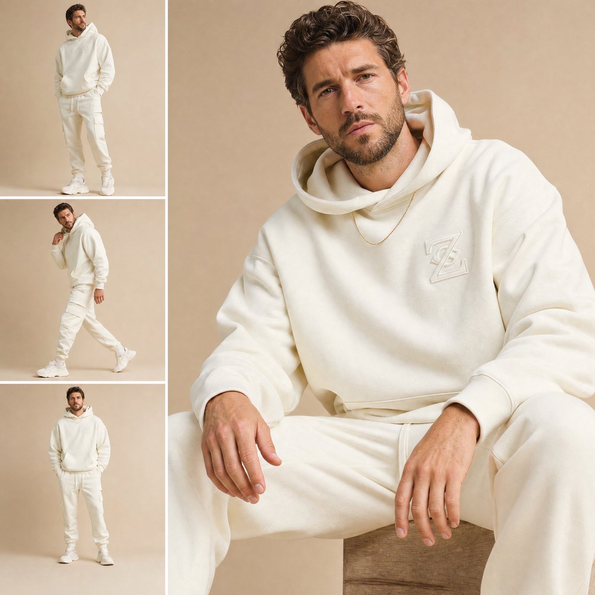 High-End Fashion Lookbook Collage