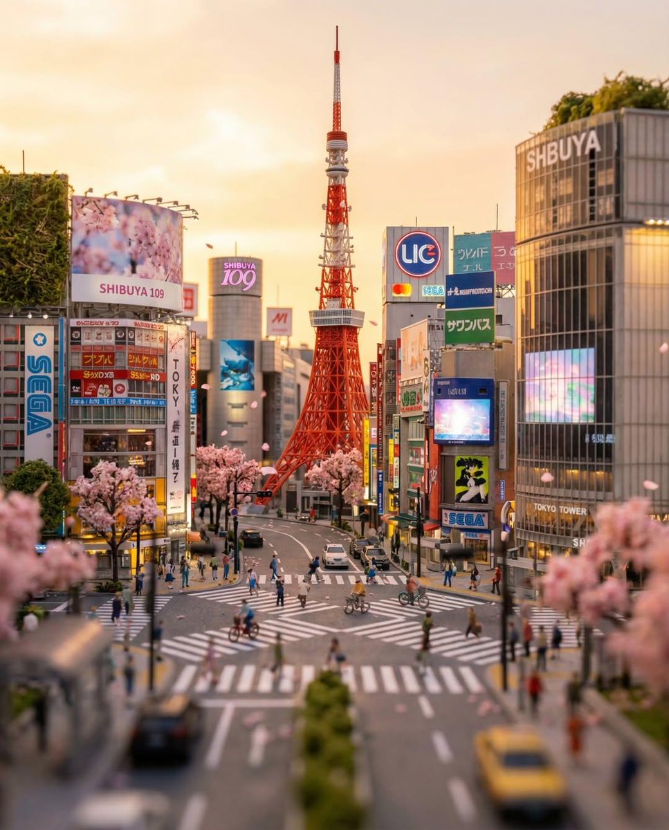 Tokyo Tilt-Shift Miniature Diorama