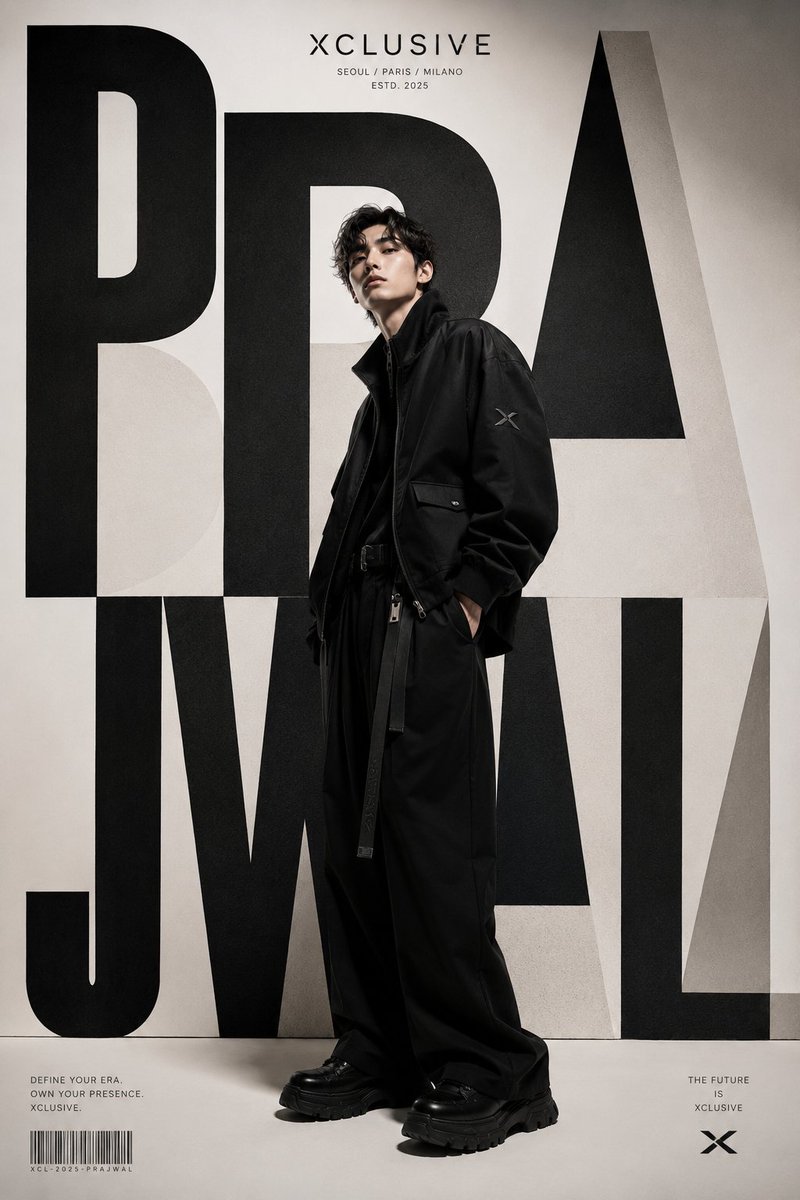 Korean Luxury Streetwear Poster