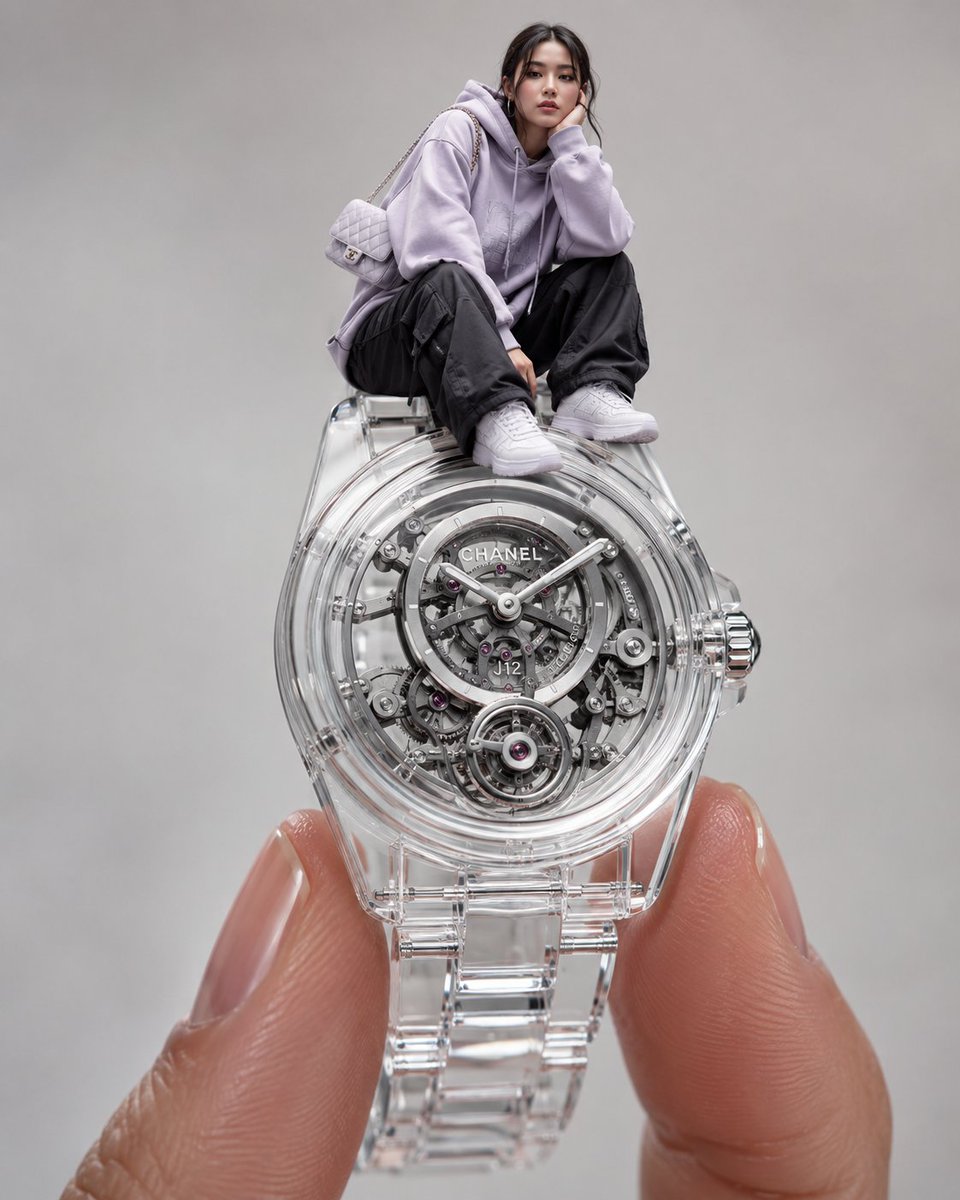 Surreal Luxury Wristwatch Fashion Campaign