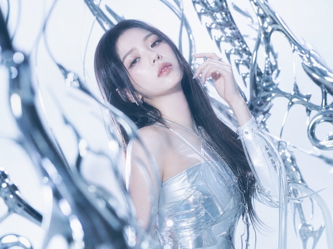 Chrome Futuristic Fashion Portrait