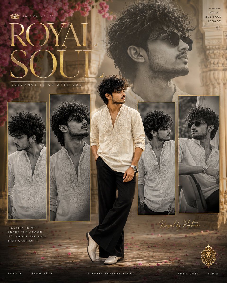 Royal Soul Male Fashion Poster