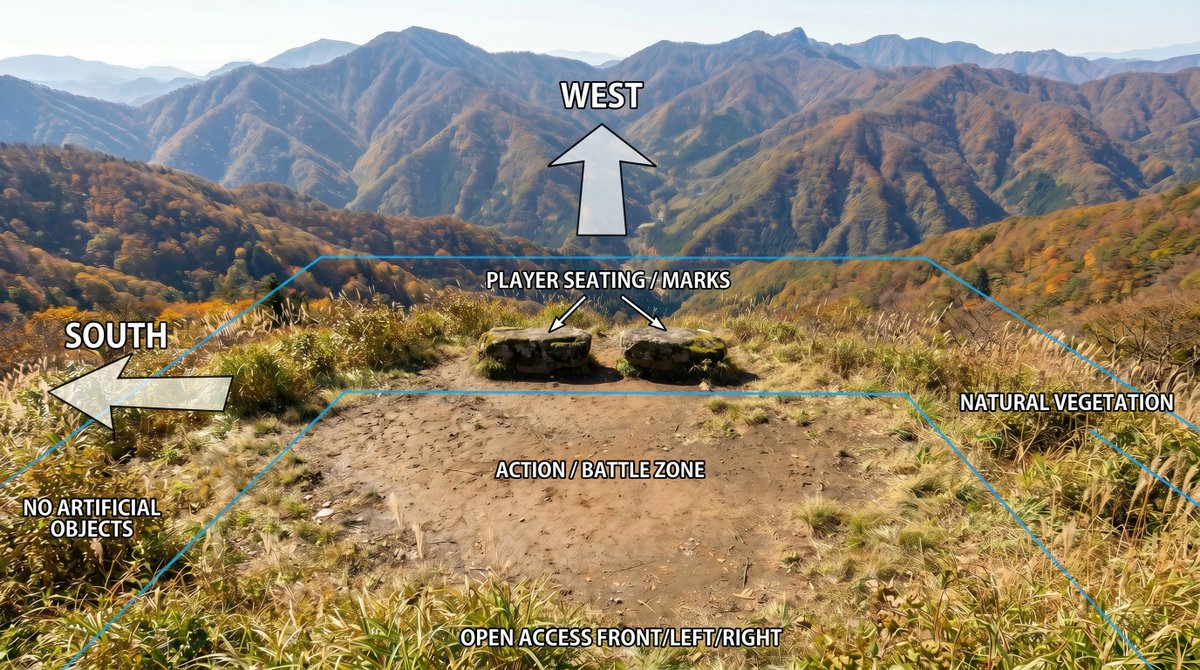 Annotated Mountain Location Diagram