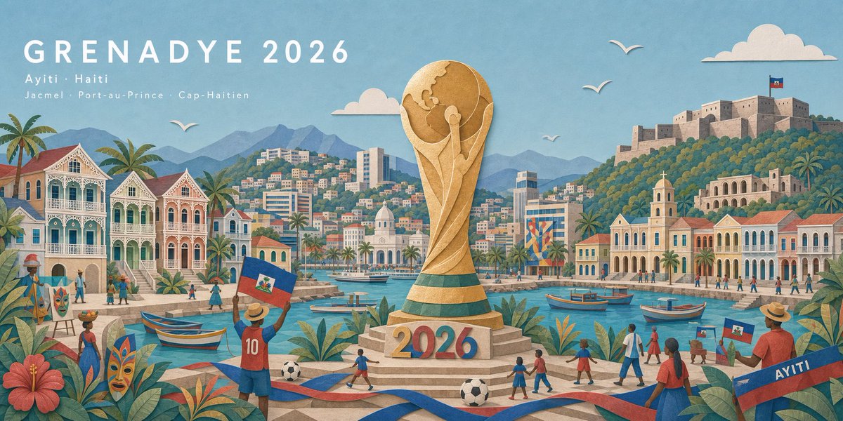 Haitian Football Poster Panorama