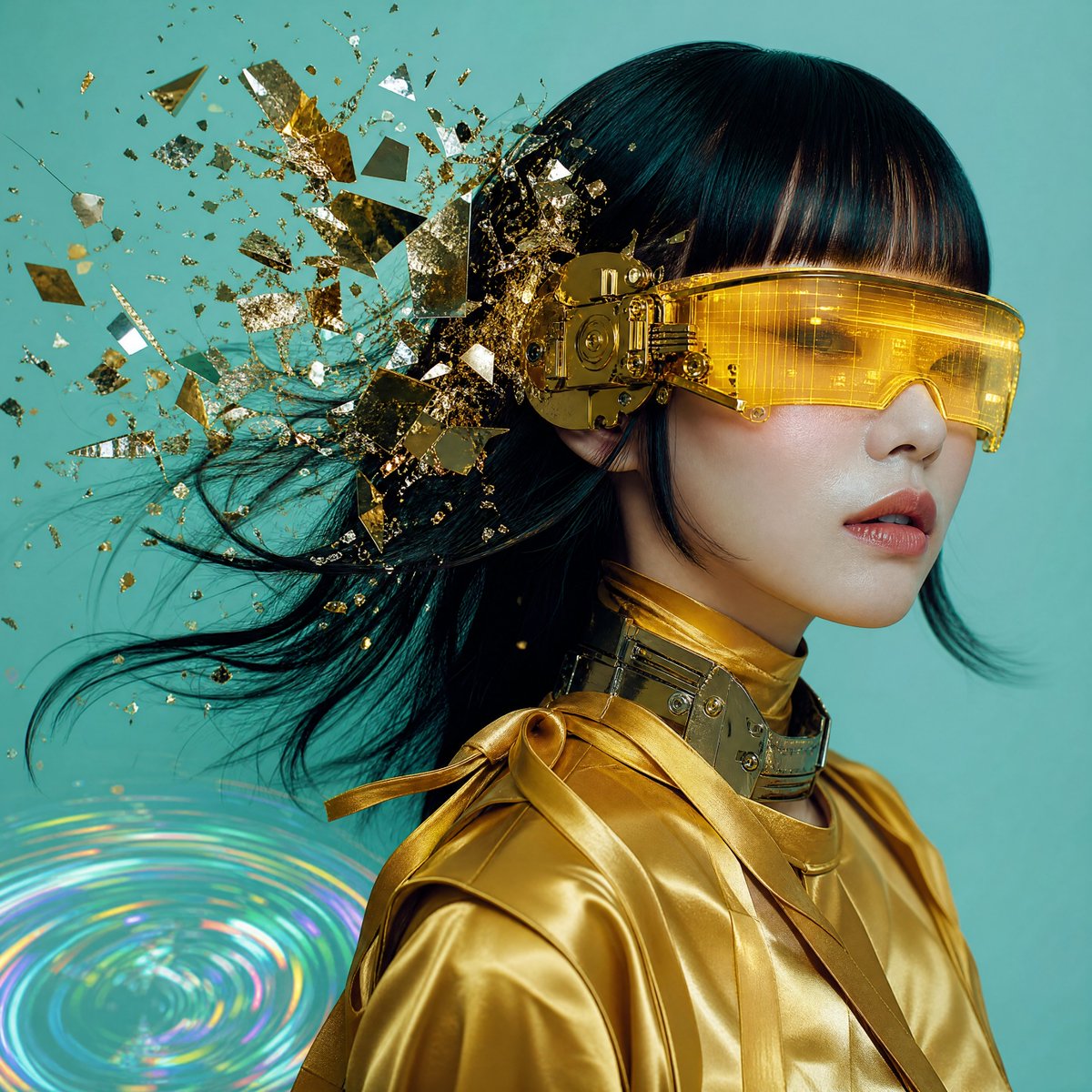 Editorial Portrait with Asymmetrical Composition