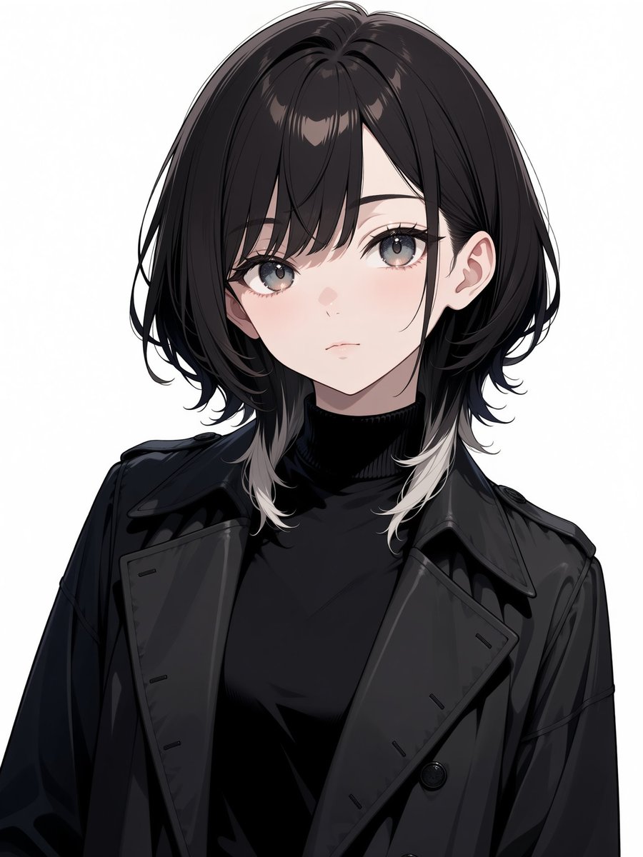 Faceless Anime Fashion Portrait