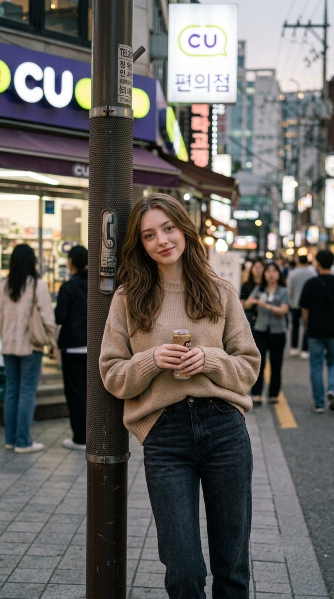Korean Casual Fashion Portrait