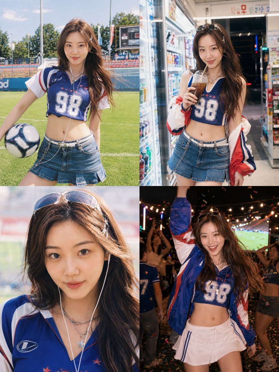 Kpop Summer World Cup Photoshoot