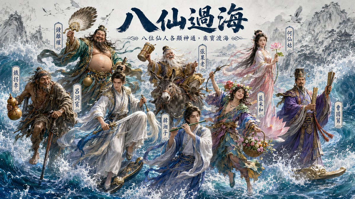 Hybrid CGI Ink-Wash Chinese Illustration