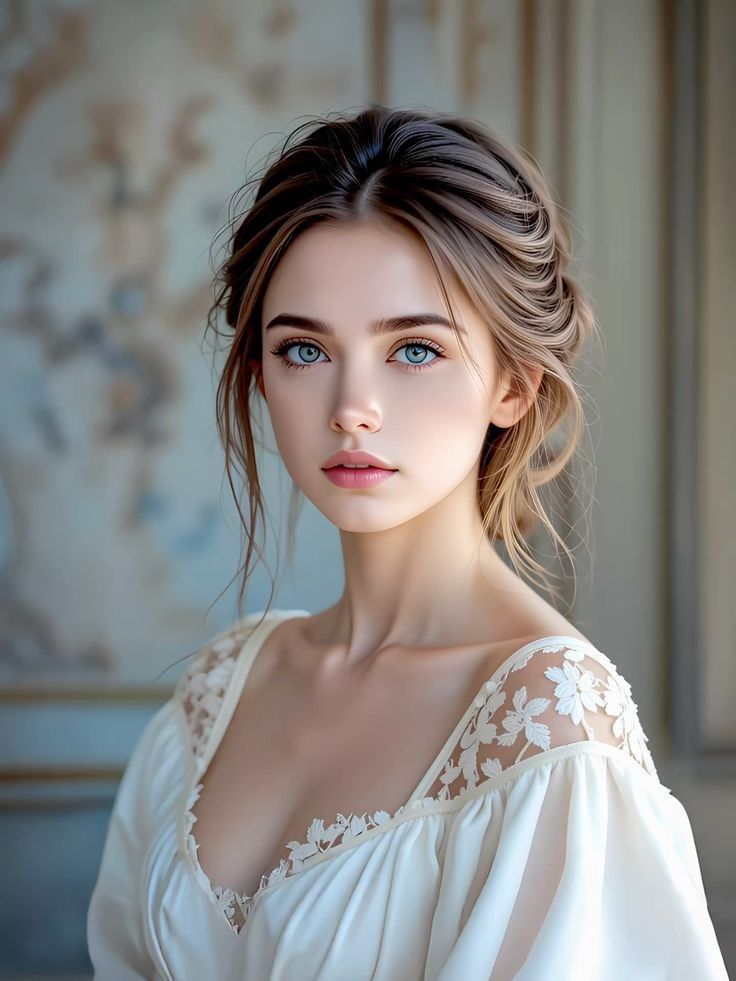 Vogue Style Romantic Portrait