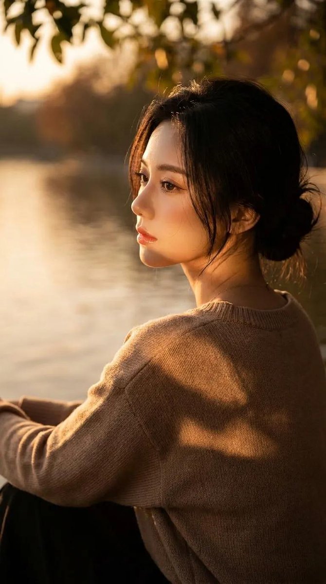 Cinematic Lakeside Portrait